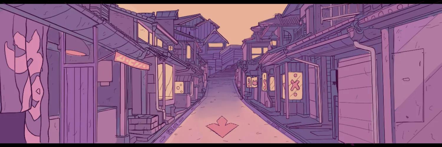 The dark city of Teruko's world